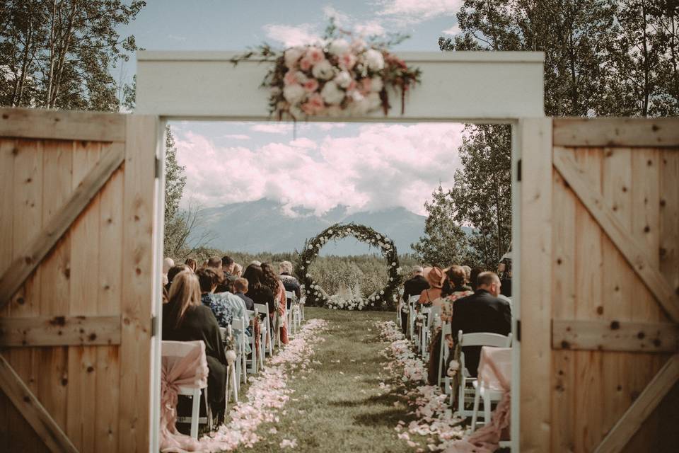 The perfect ceremony setting