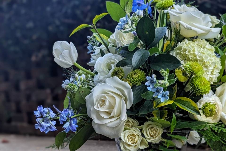 Blue and White Arrangement