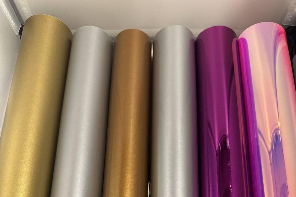 Vinyl sample colors
