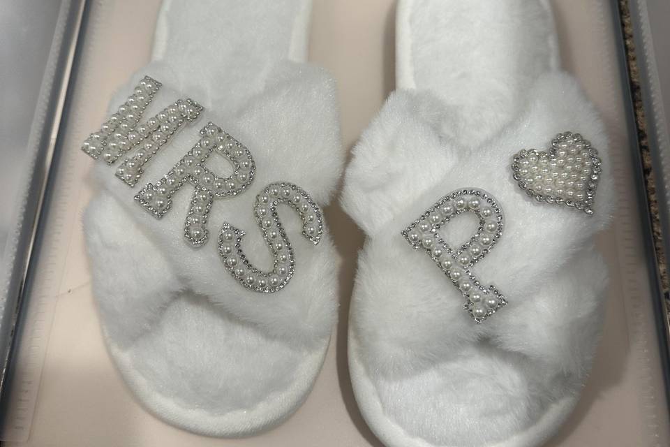 Bridal slippers