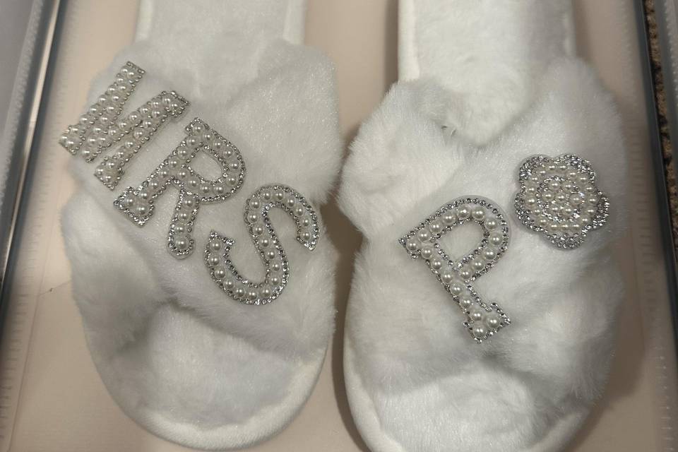 Bride slippers