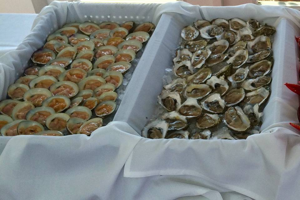 Sea food wedding meal
