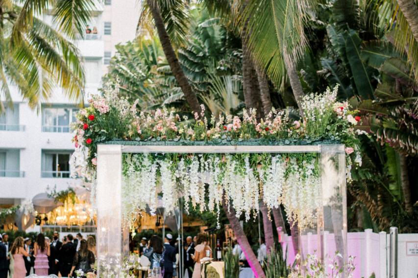 Chuppah Ceremony on the Pool