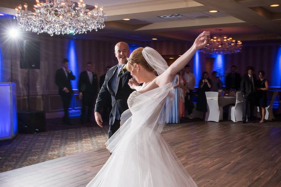 Couple's first dance