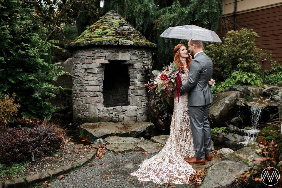 Fall Bride & Groom