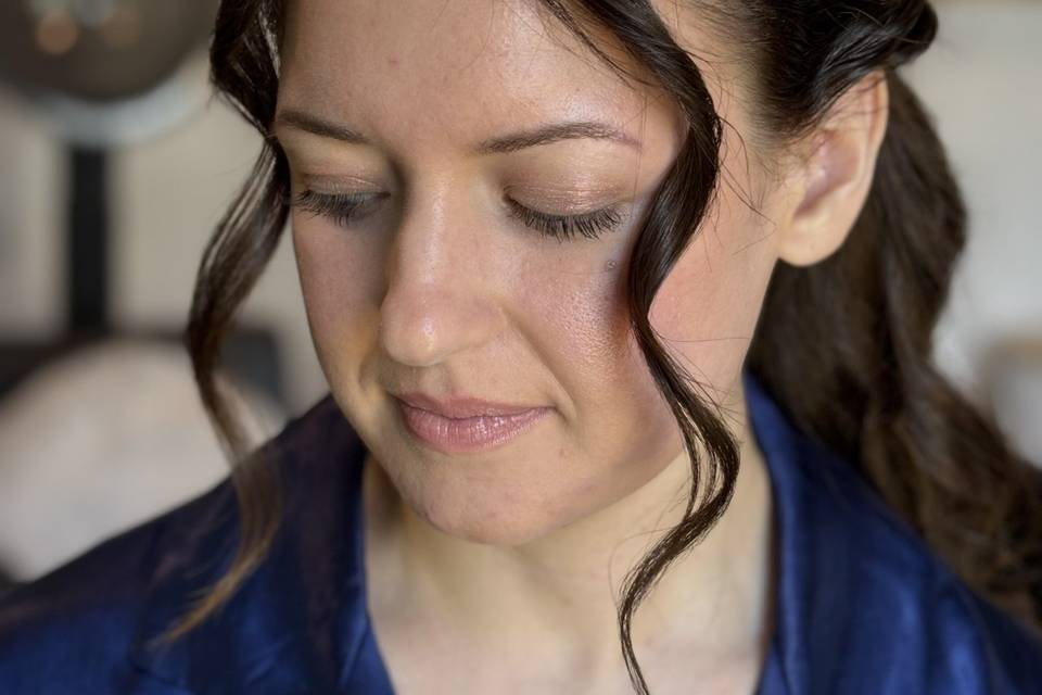 Natural bridal makeup