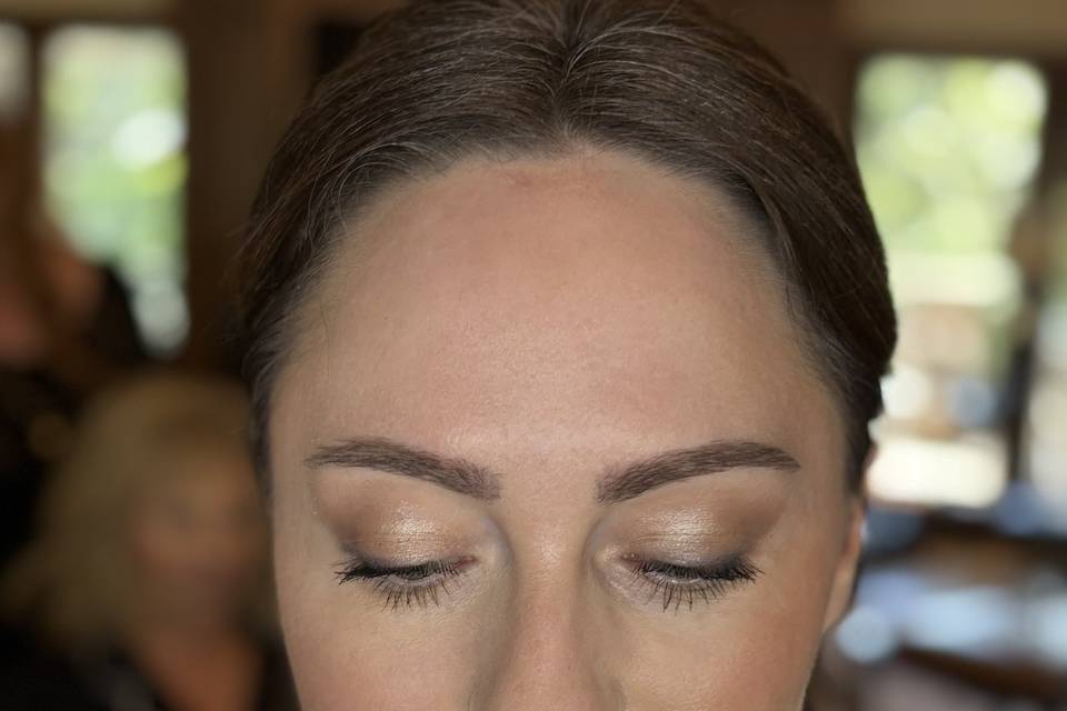 Bridesmaid makeup