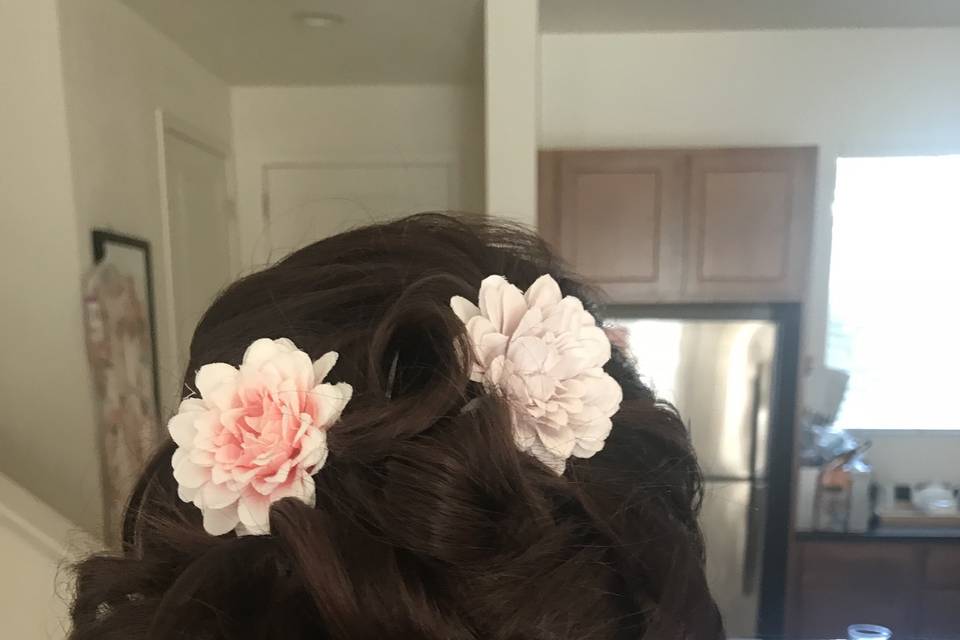 Updo for mother of the bride