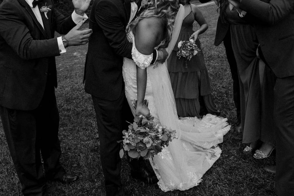 Wedding Party Group Picture
