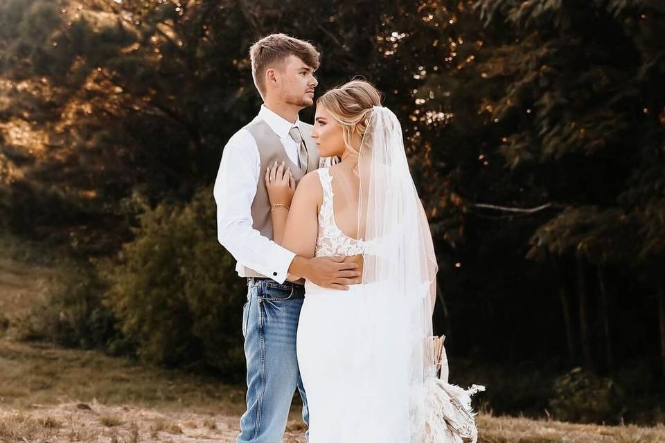 Jeans and Vest Groom