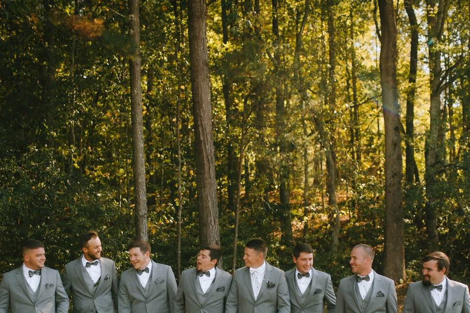 Grey Suit Groomsman