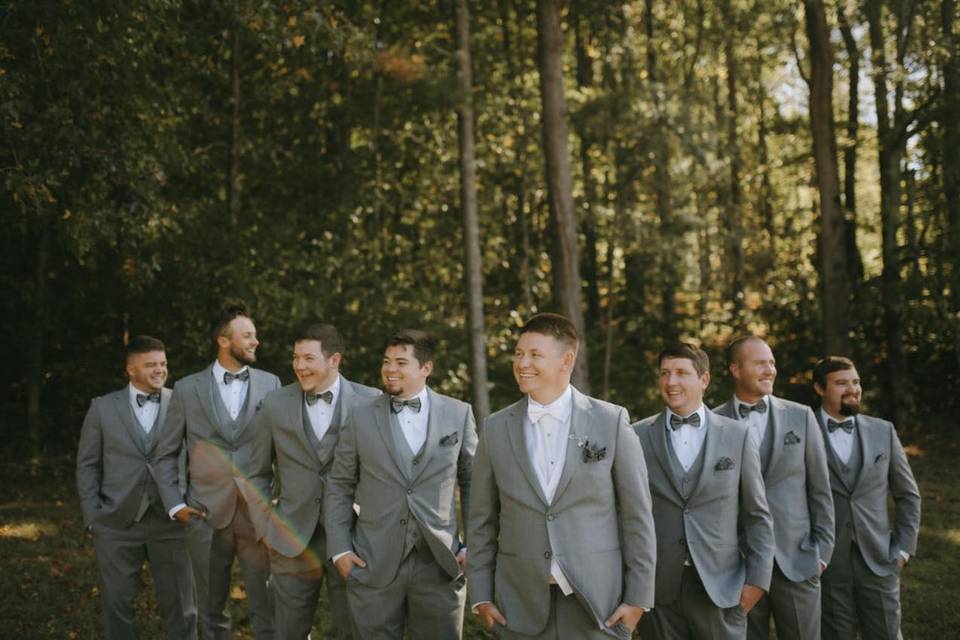 Groomsman Grey Suit