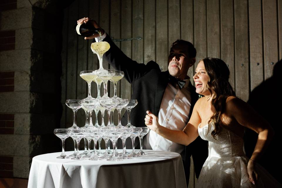 Champagne Tower