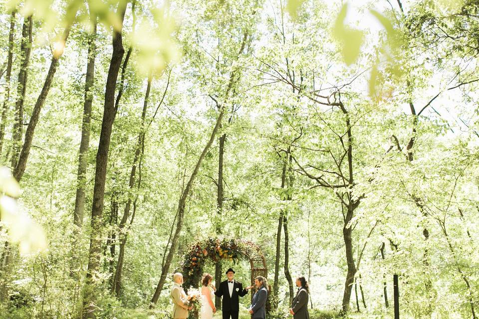 Outdoor ceremony