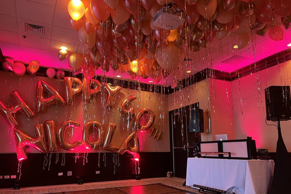 Pink Bday Lights