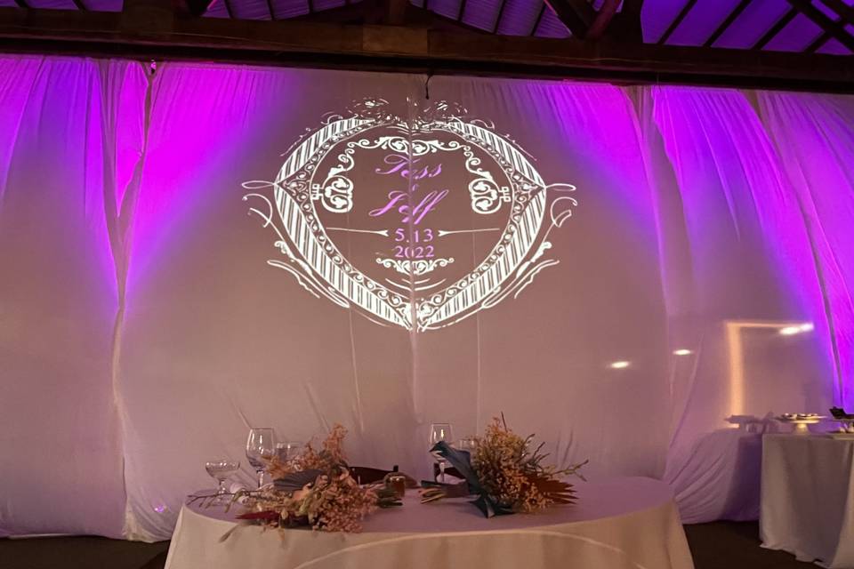 Uplights & Custom Monogram