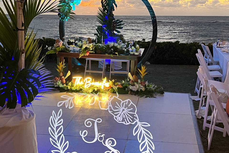 Uplights & Custom Monogram