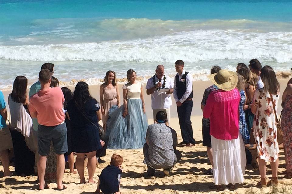 North Shore Beach Wedding