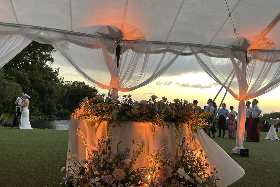 Sweetheart Table Lighting