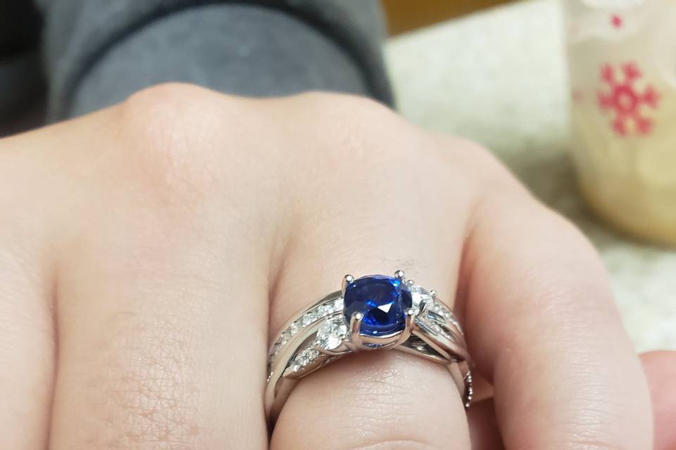 Sapphire Engagement Ring