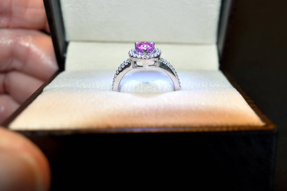 Pink Sapphire Ring