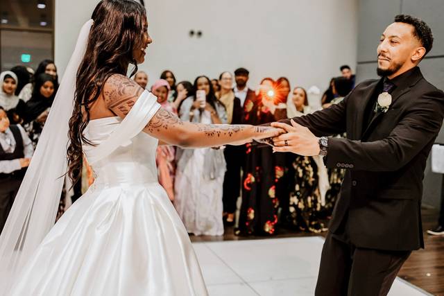 White and Black Wedding Theme