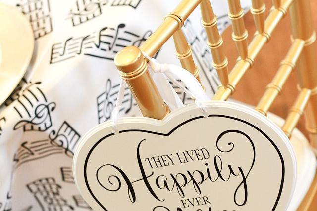 Wedding signage