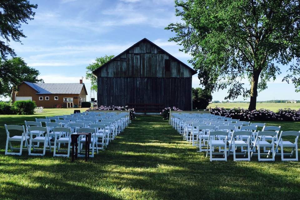 Our Rustic barn backdrop is a favorite among couples!!!