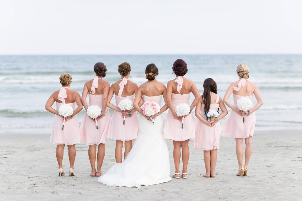 Bridal Party Beach