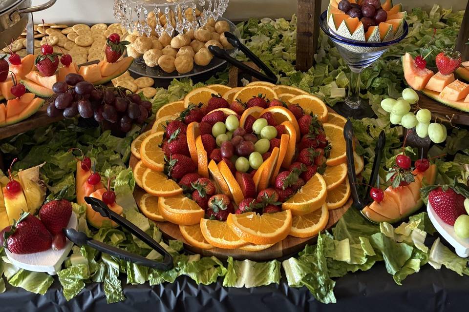 Heart theme charcuterie