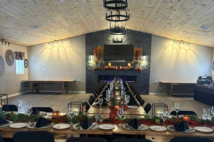 Large room Accommodates 100