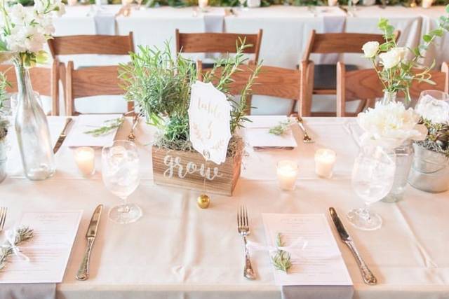 Simple table setup