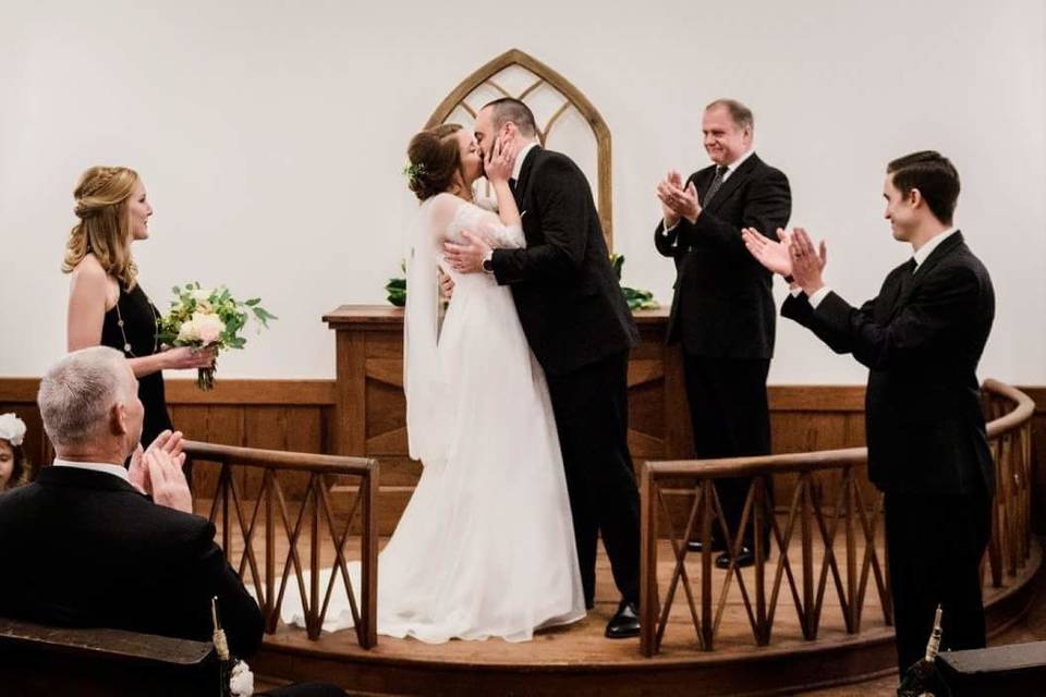 Wedding kiss