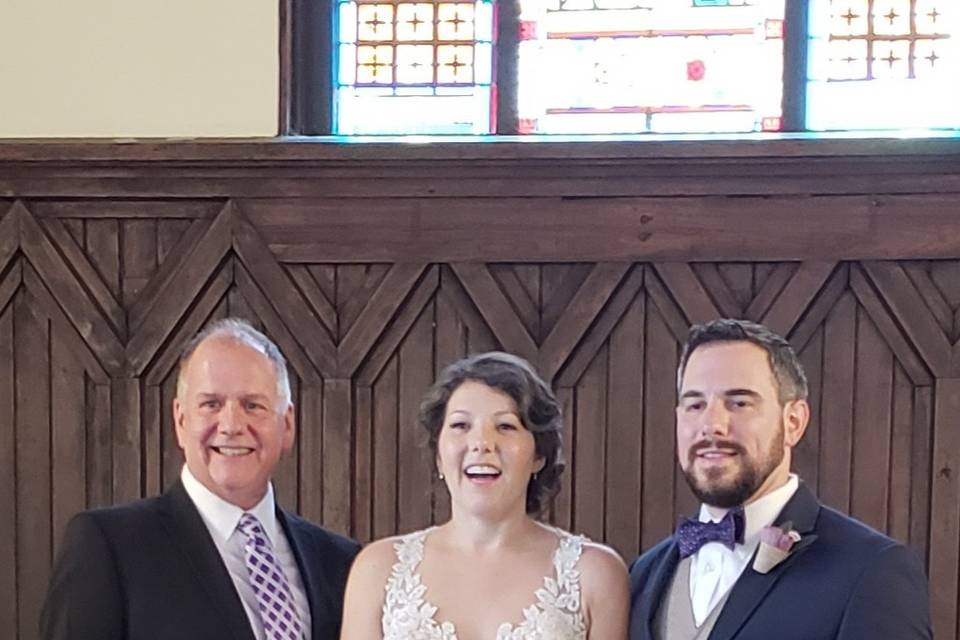 Beautiful chapel wedding