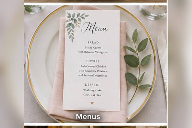 Menus