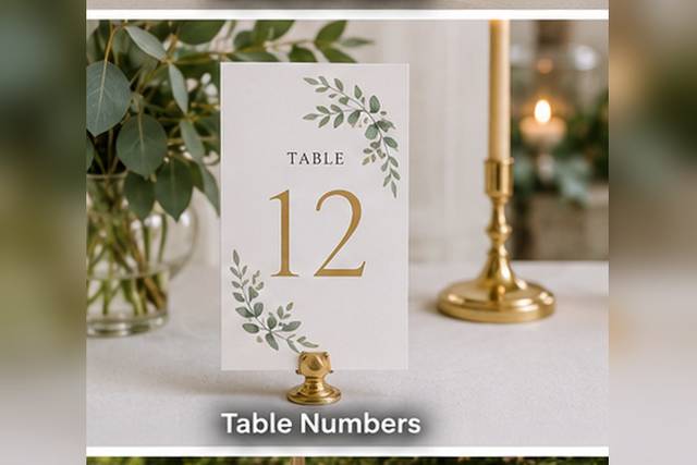 Table Numbers