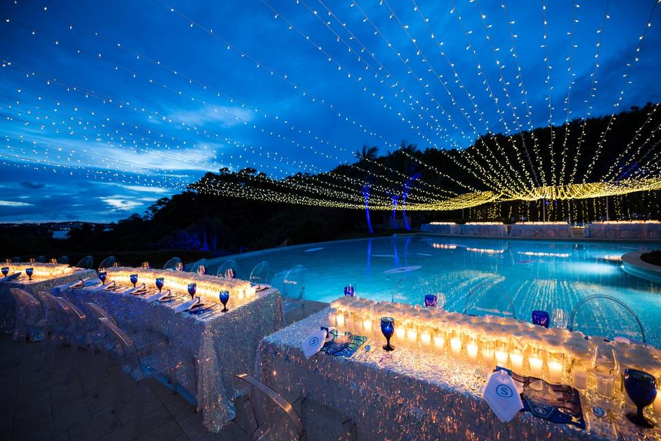 Palm Court Pool Dinner