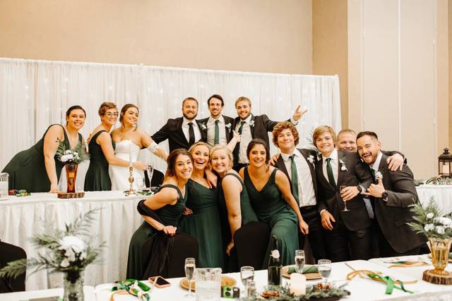 Bridal Party at Head Table