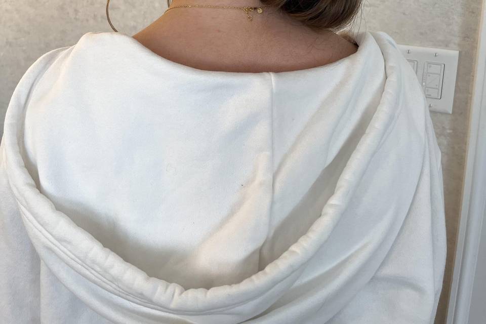 Bridesmaid hair by Tiffany