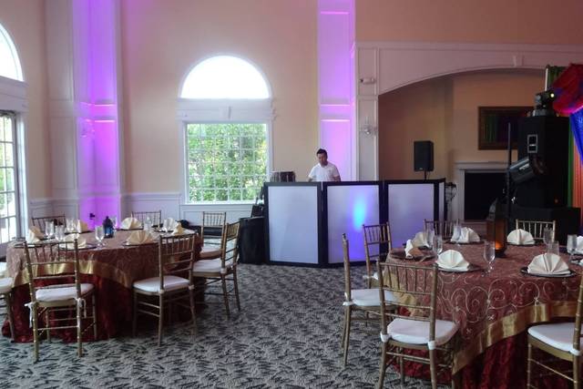 Indian Sangeet Setup - Dj - Sound - Uplighting - Basic Mc Moving Heads Dance Floor Lights  provided by WWW.BMCPRODJS.COM