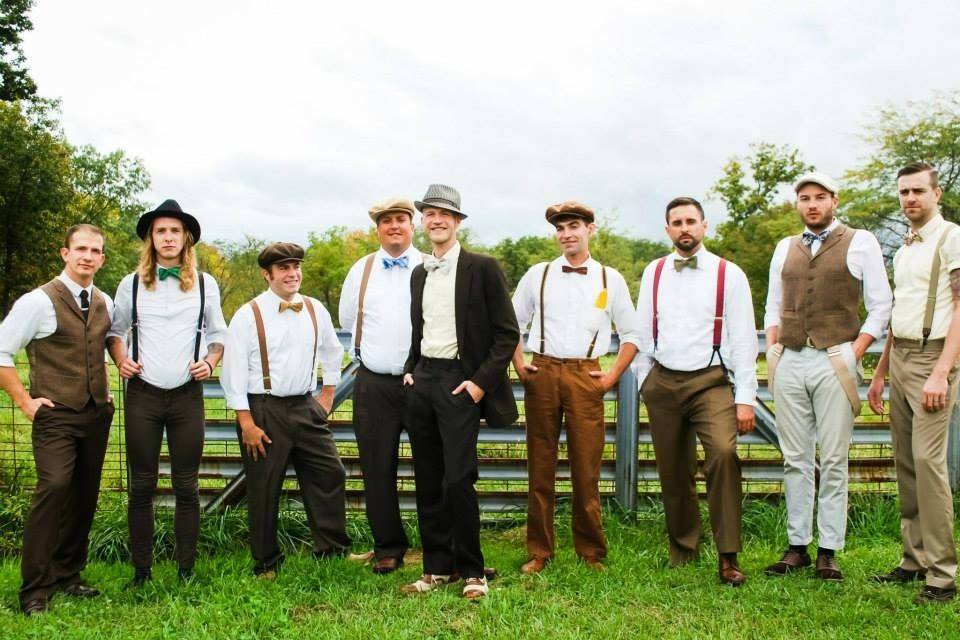 The groom with his groomsmen​