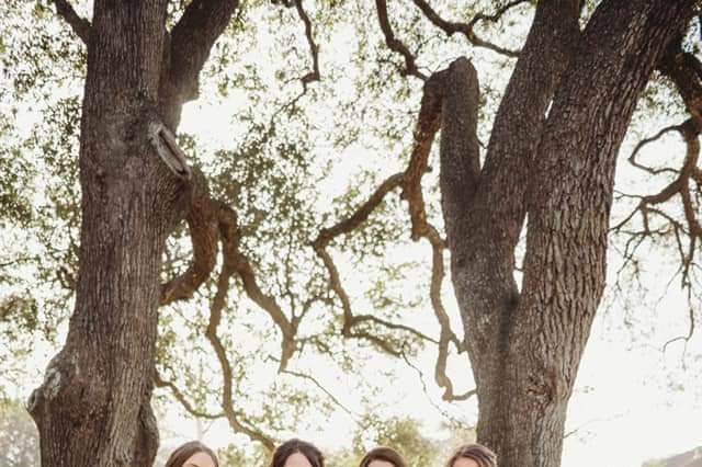 Gorgeous bridal party