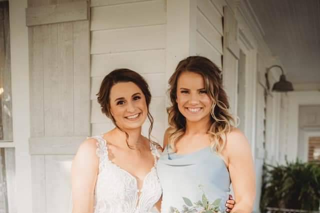 Bridesmaid and Bride