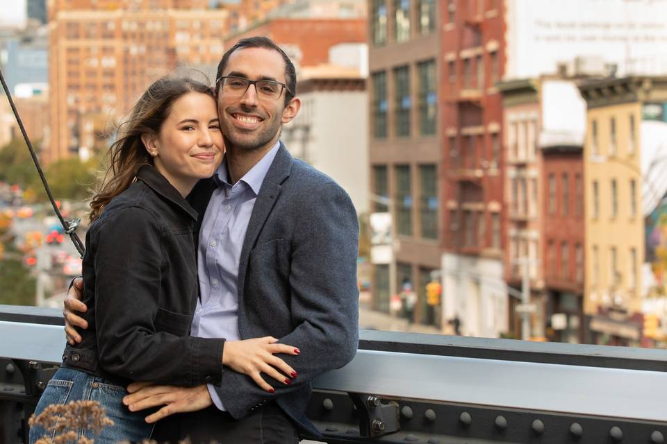 NYC Rooftop Wedding Reception