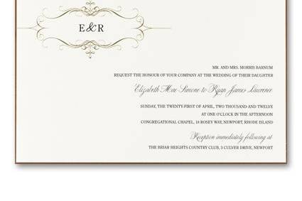 sample wedding invitation