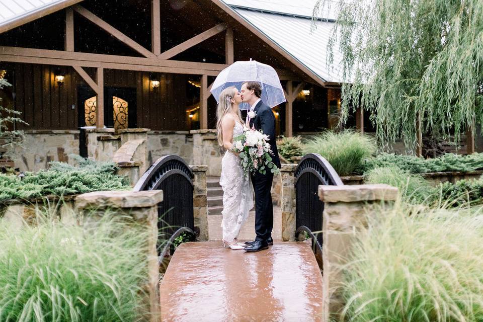 Outdoor ceremony view