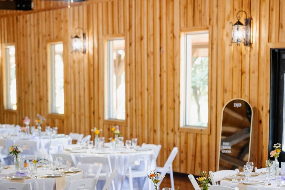 Indoor reception hall