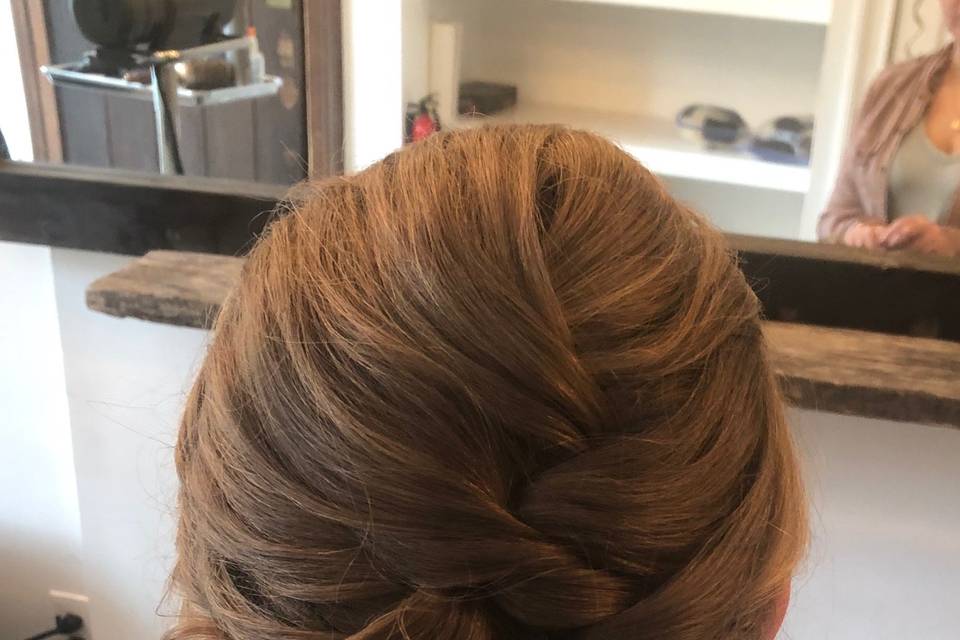 Bridal hair