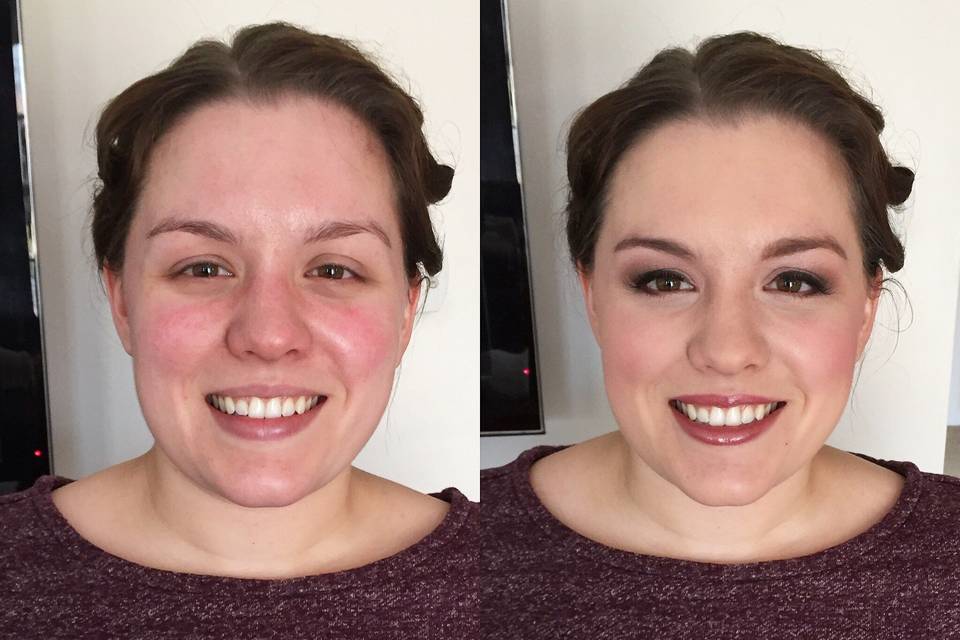 Bridal Trial Before and After
