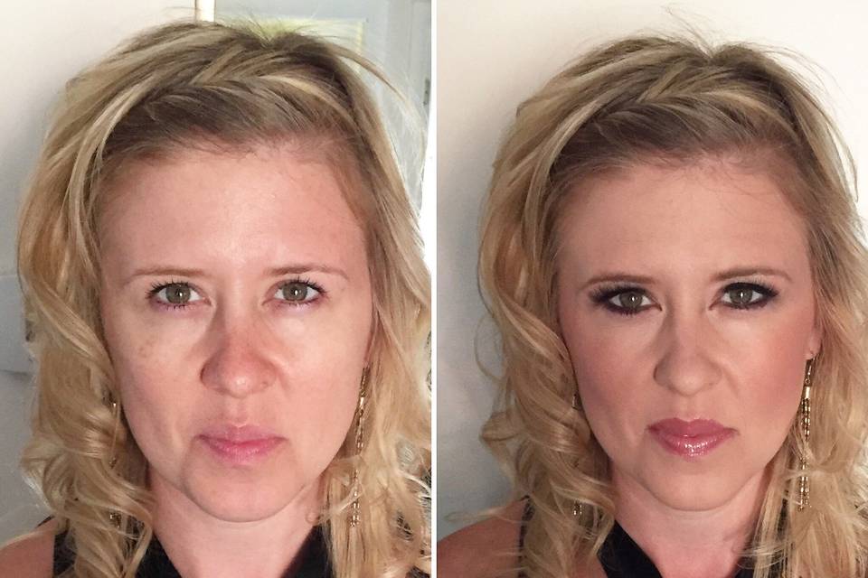 Bridal Trial Before and After